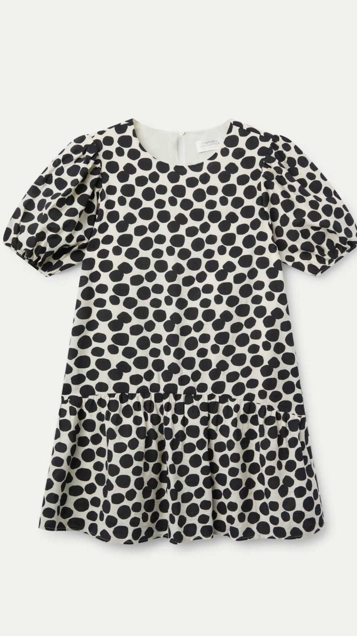 Vestido corto con estampado de Terrazo