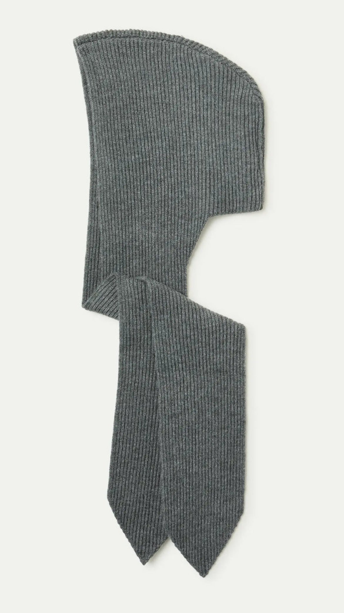 Gorro beanie punto fino gris