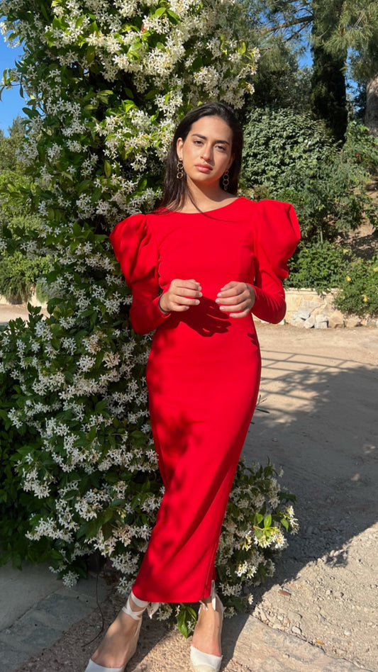 Vestido Olivia Rojo