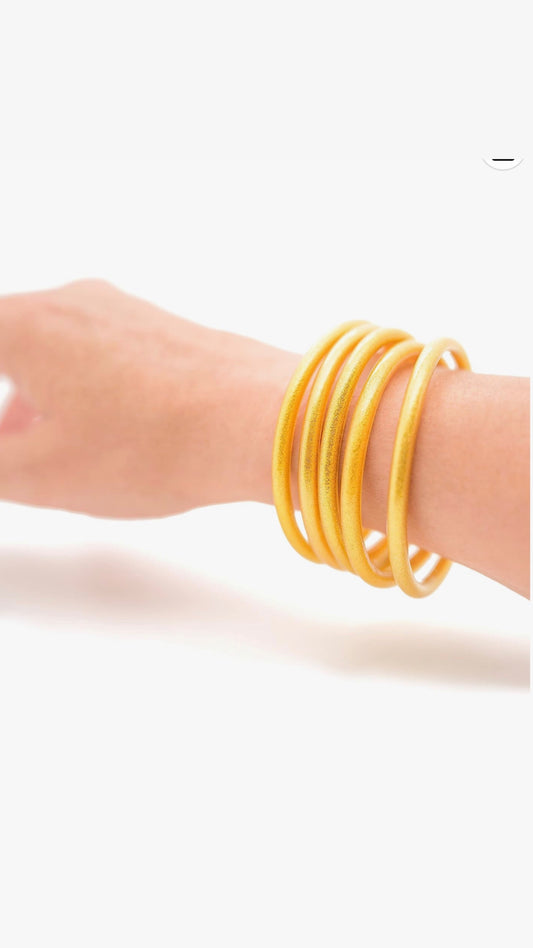 Gold leaf bracelets