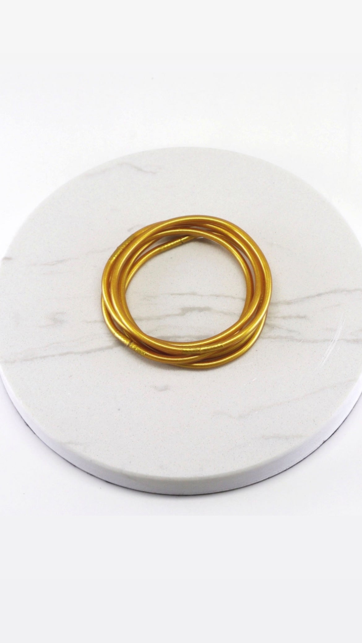 Pulseras pan de oro