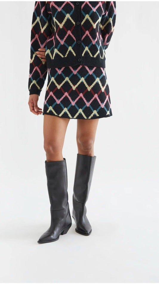 Falda corta con estampado Skein | imagen 1